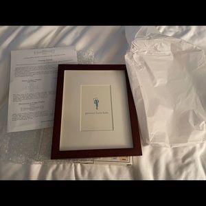 New in box potterybarn kids frame espresso 8x10 with 4x6 in opening